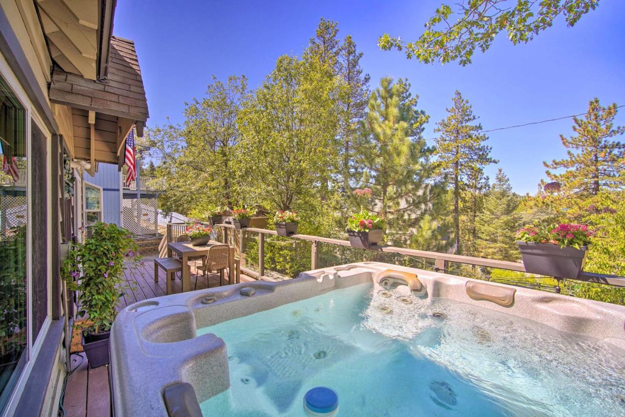 Chic Lake House With Furnished Deck And Hot Tub! Villa Lake Arrowhead Exterior photo